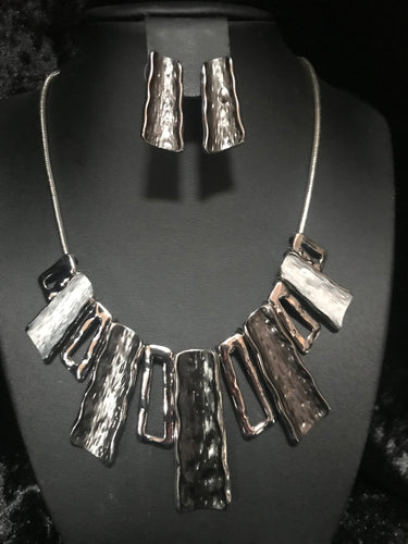 Necklace with matching earrings